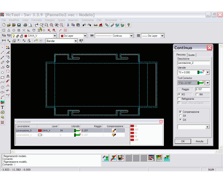 Panels TKE 743 Software Tekna